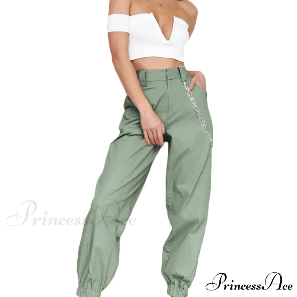 Chain Loose Pants Hip Pop Trousers Streetwear - Image 3