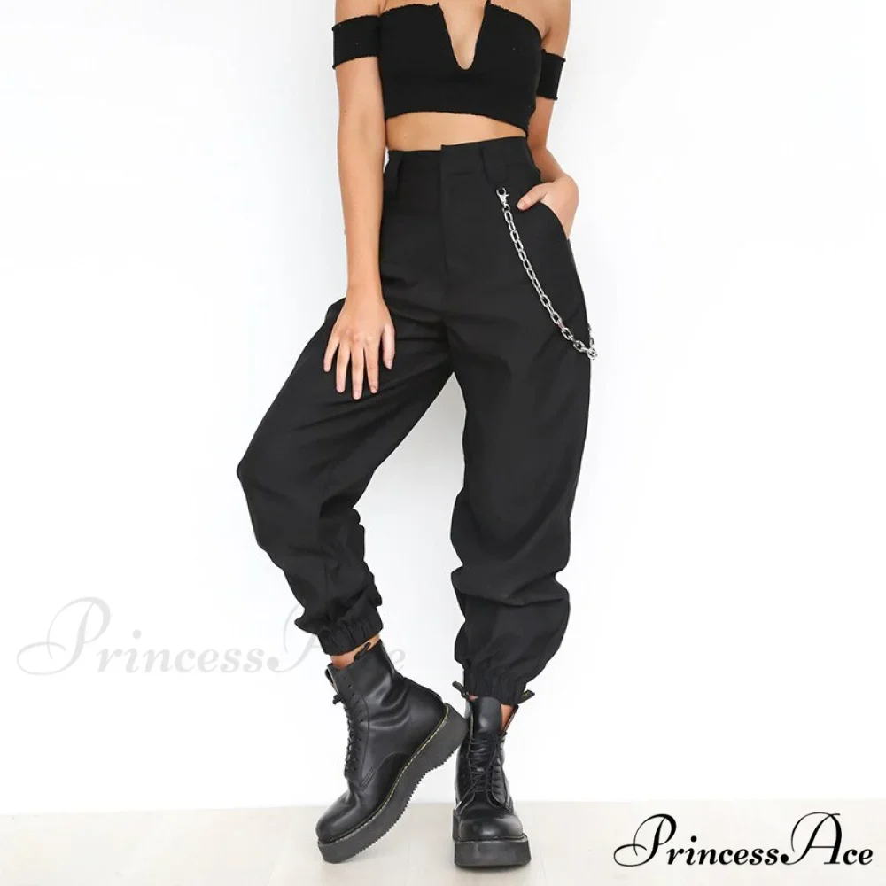 Chain Loose Pants Hip Pop Trousers Streetwear - Image 6