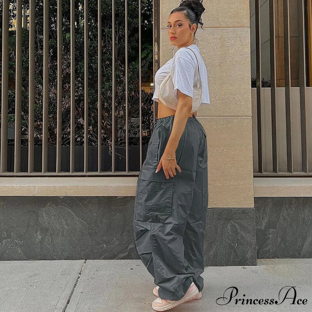 Loose Baggy Jogger Cargo Pants Streetwear Outfits - Image 8