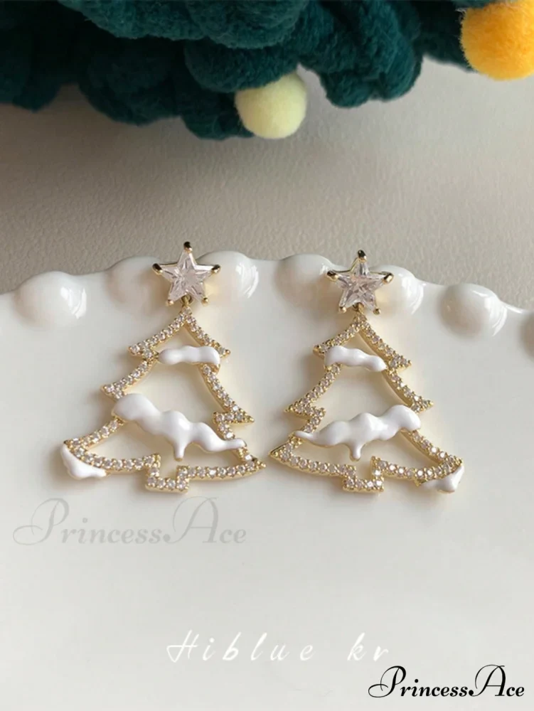 New Year Christmas Tree StarRhinestone Jewelry - Image 2