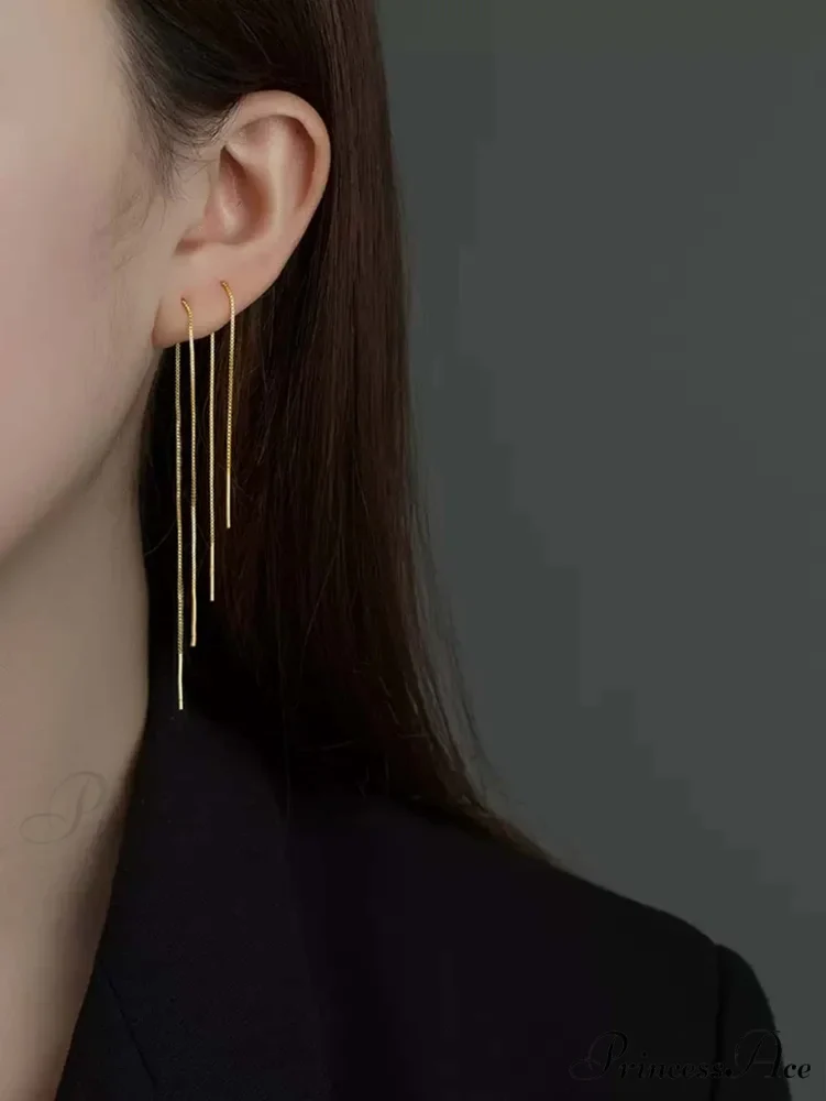 Minimalist Threader Earrings - Image 10
