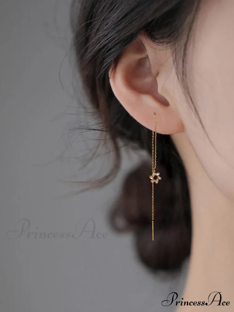 Minimalist Threader Earrings - Image 7