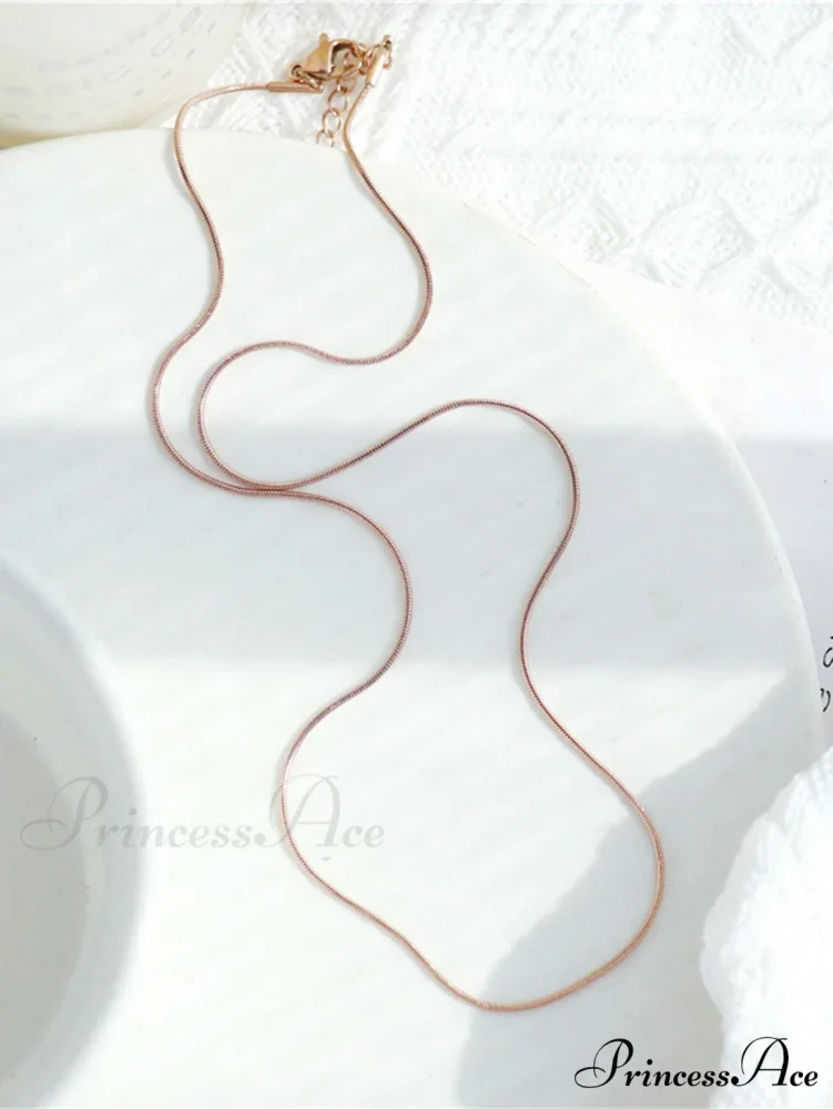 Minimalist Stainless Steel Necklace - Image 4