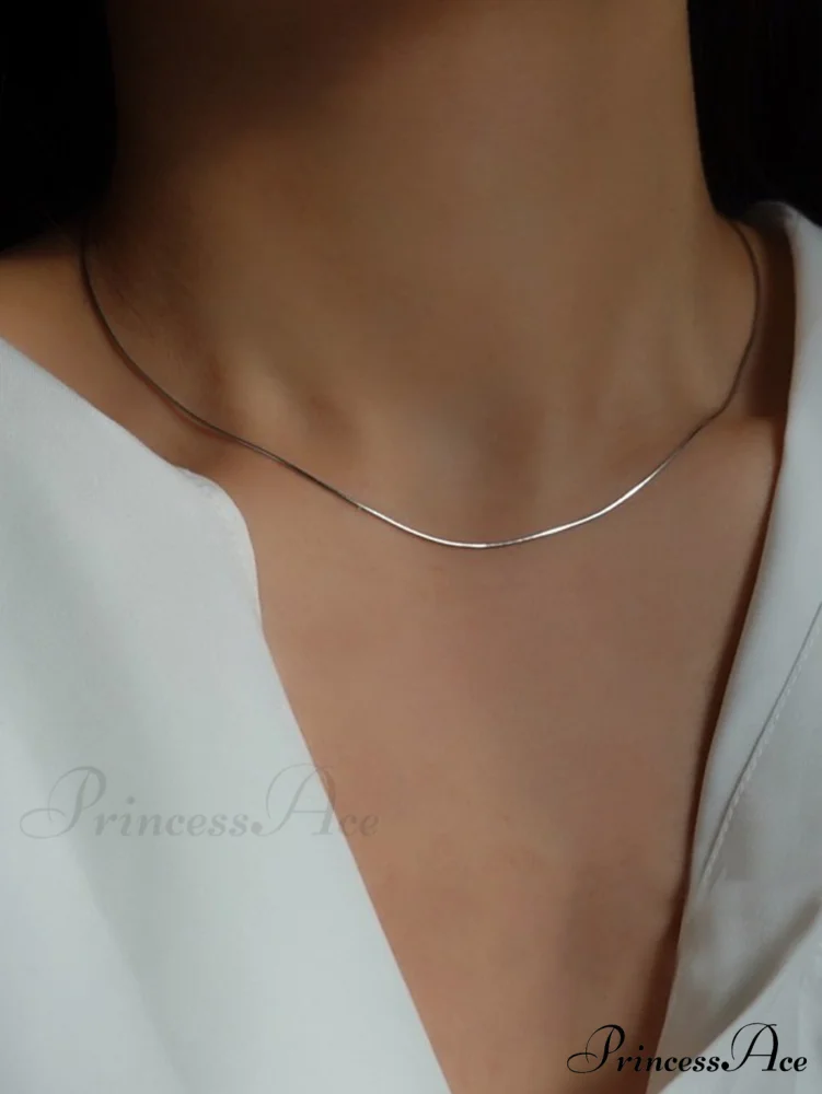 Minimalist Stainless Steel Necklace - Image 5