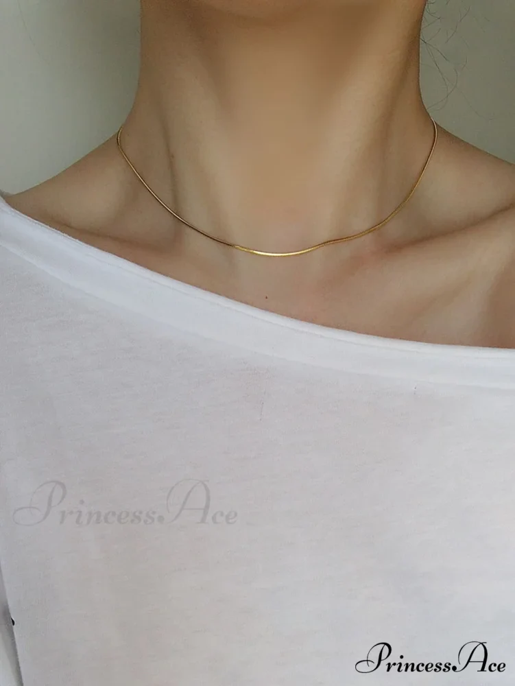 Minimalist Stainless Steel Necklace - Image 6