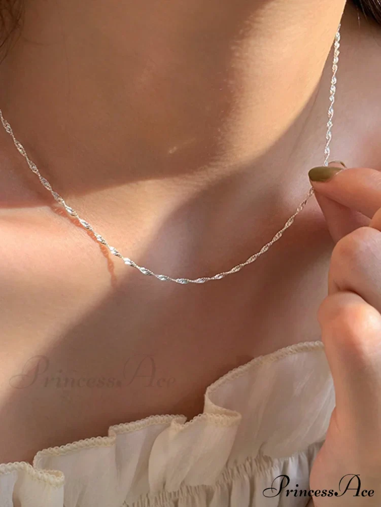 Minimalist Stainless Steel Necklace - Image 9