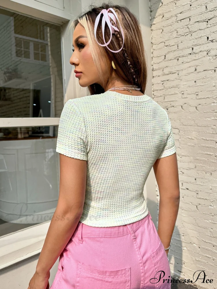Star Patched Crop Tee - Image 2