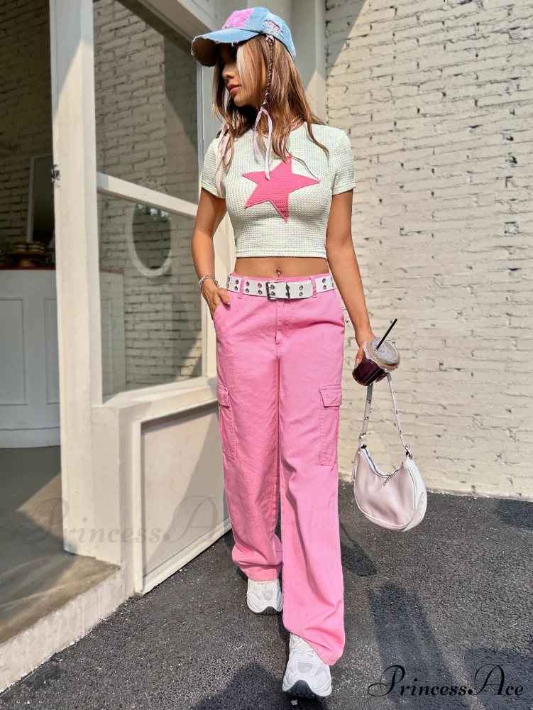 Star Patched Crop Tee - Image 6