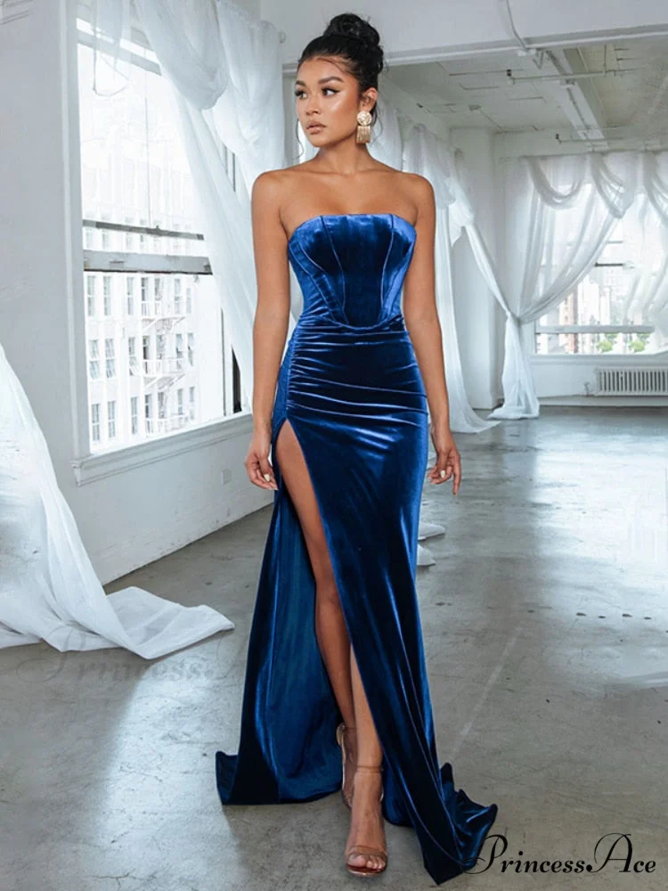 Fashion Solid Party Club Formal Long Maxi Dresses - Image 18