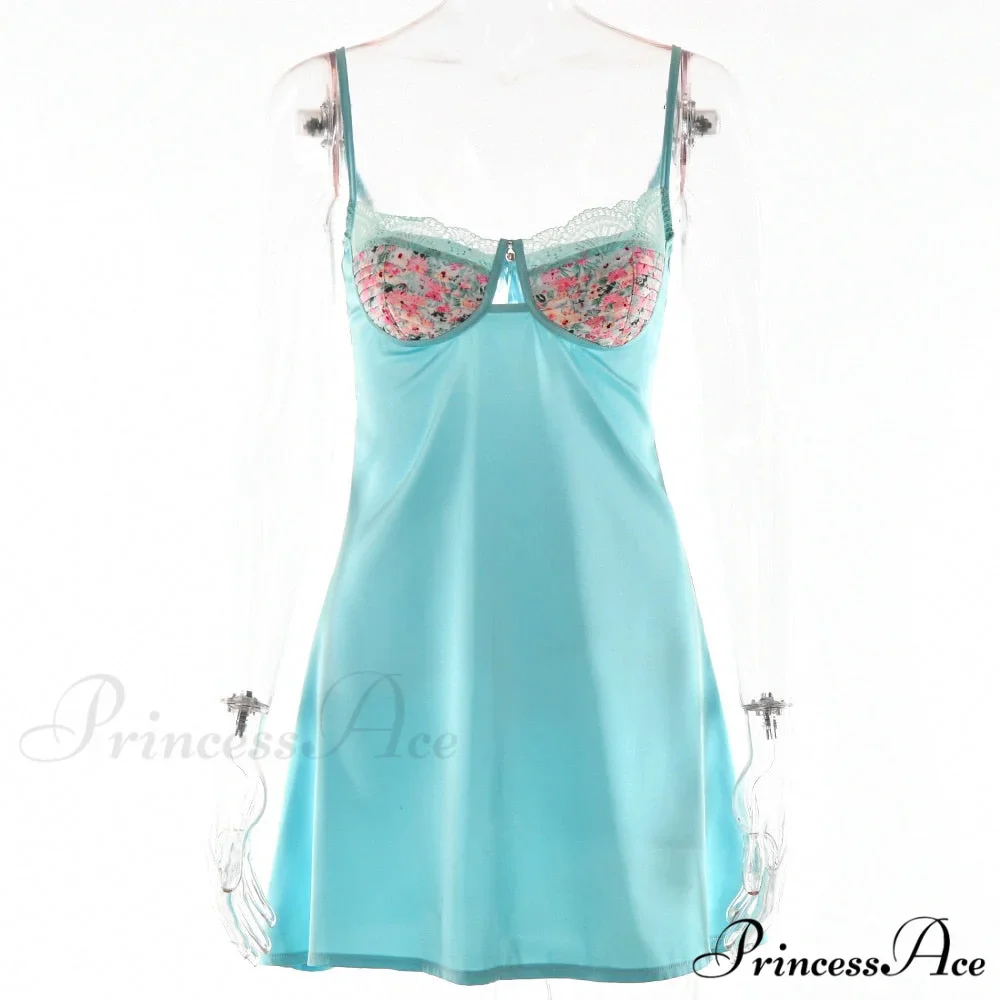 Straple Backless Mini Lace Chest Wrapping Dress - Image 8