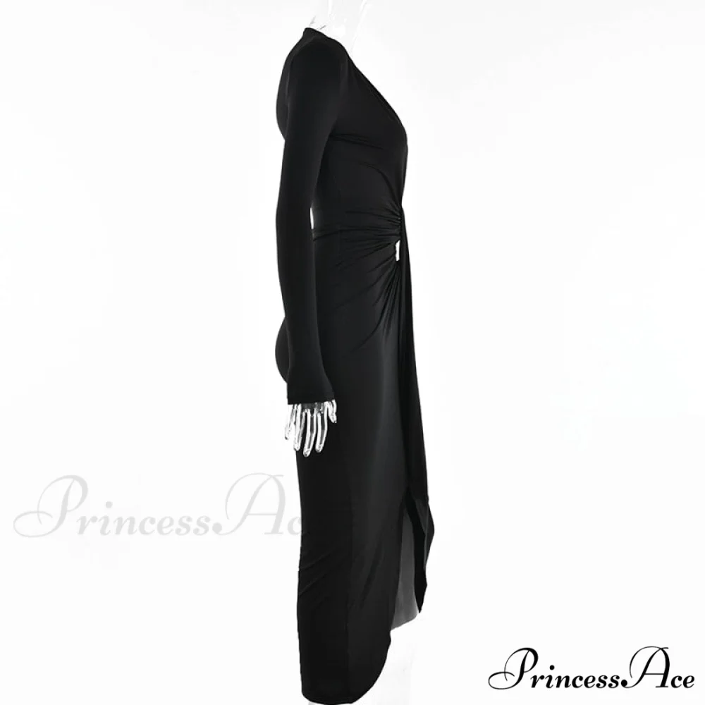 Party Robe Bodycon Deep V Neck Bandage Ladies Dress - Image 9