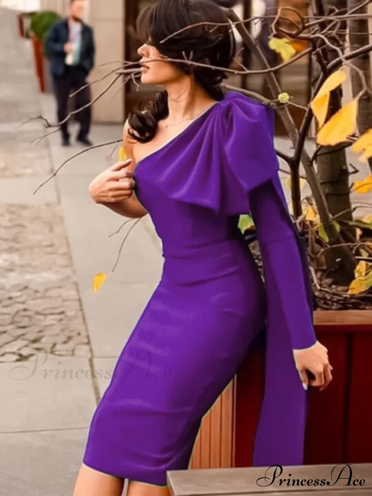 Elegant Sexy Bowknot Evening Club Party Dress - Image 11