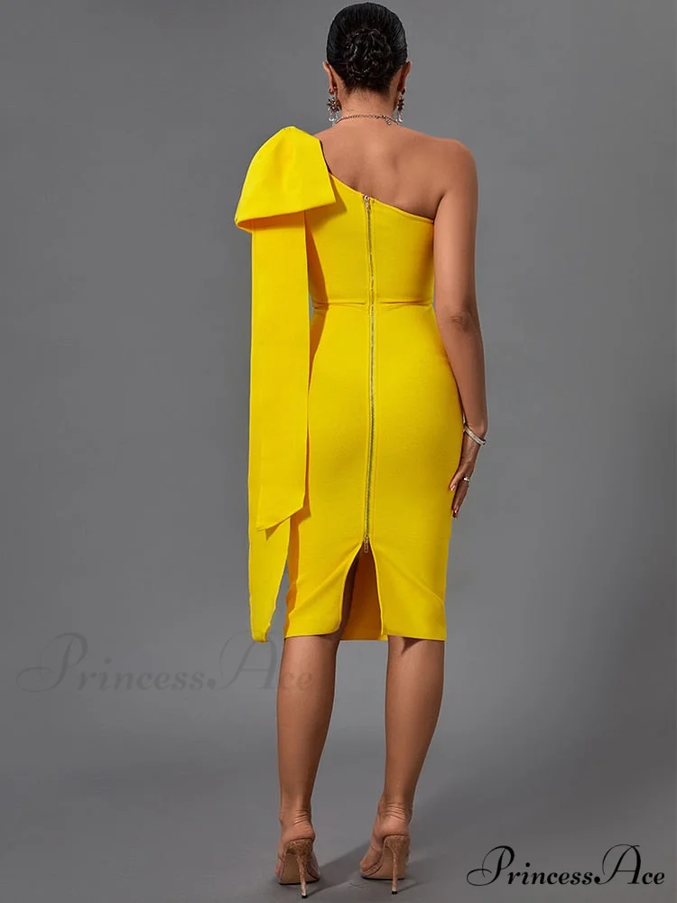 Elegant Sexy Bowknot Evening Club Party Dress - Image 6