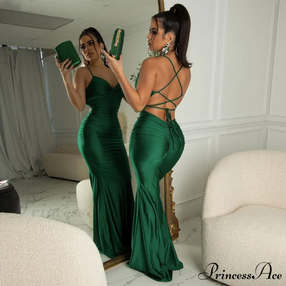 Dulzura Lace Up Women Solid Satin Maxi Dress