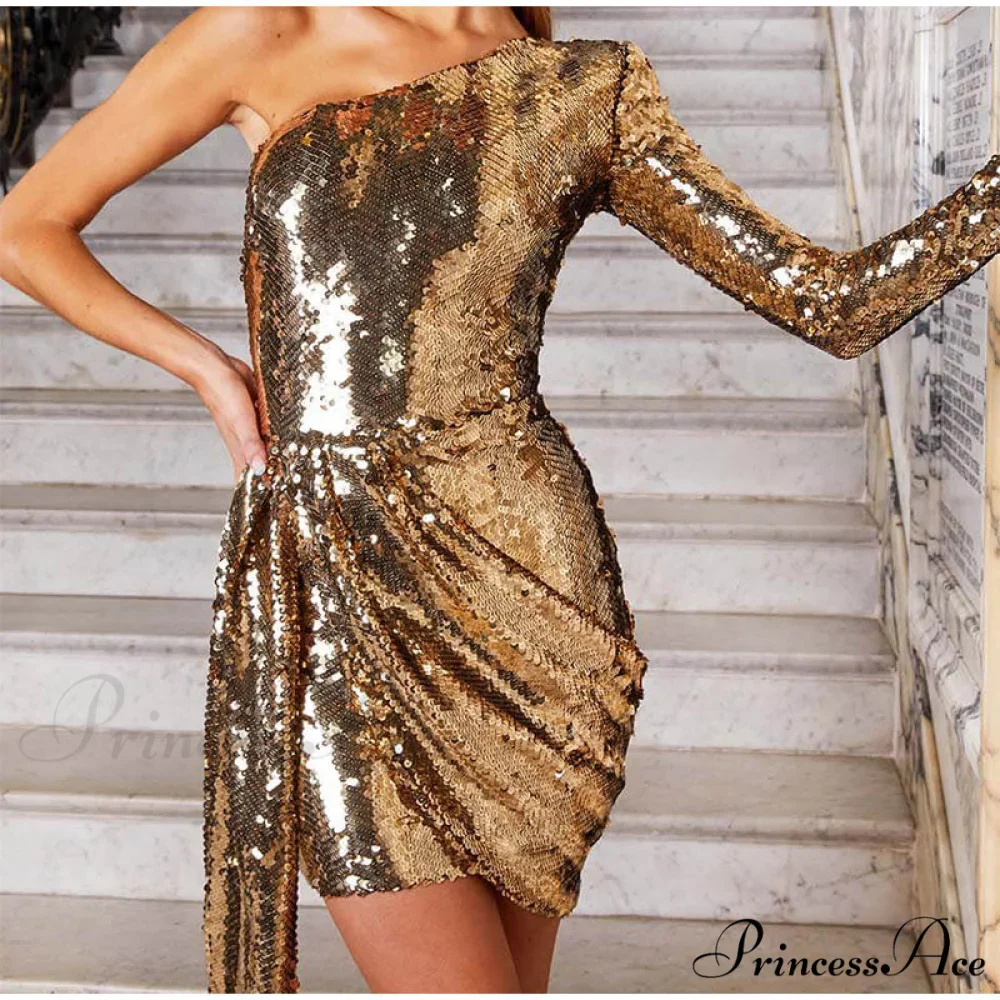 Deep V-Neck Long Sleeve Bodycon Mini Dresses - Image 9