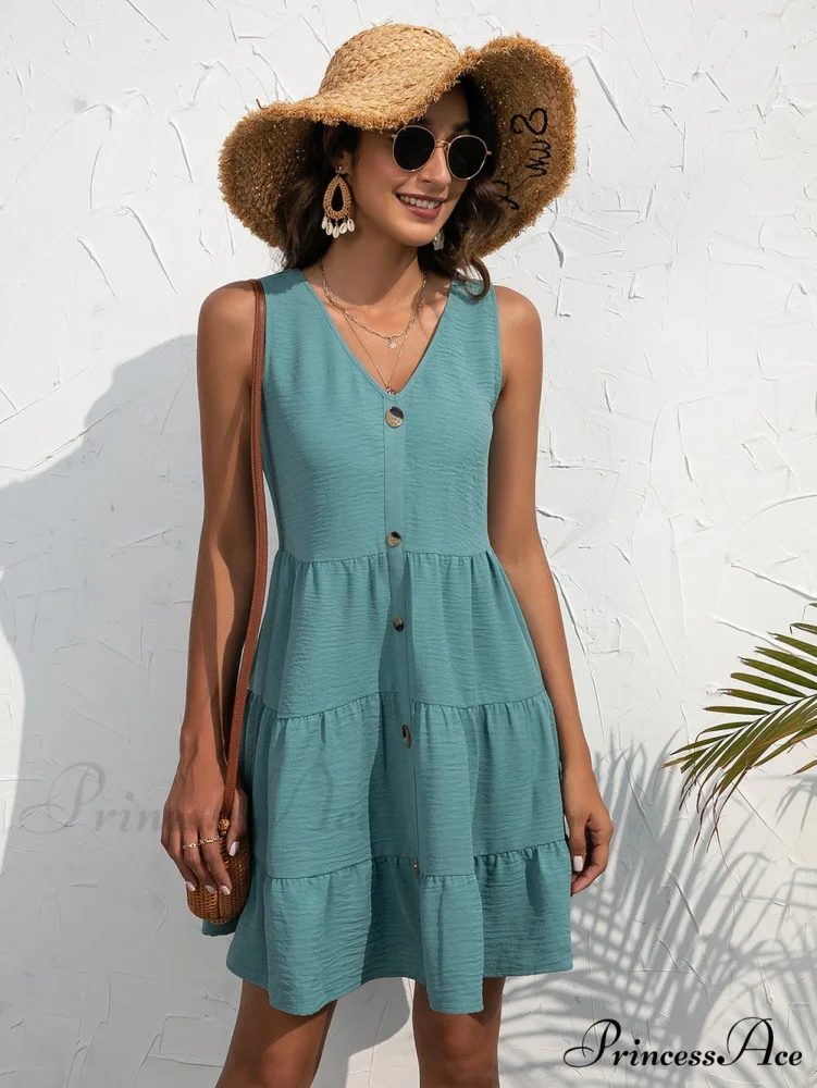 V-Neck Boho Beach Sexy Dresses - Image 10