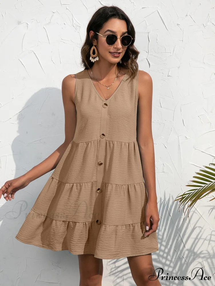 V-Neck Boho Beach Sexy Dresses - Image 12