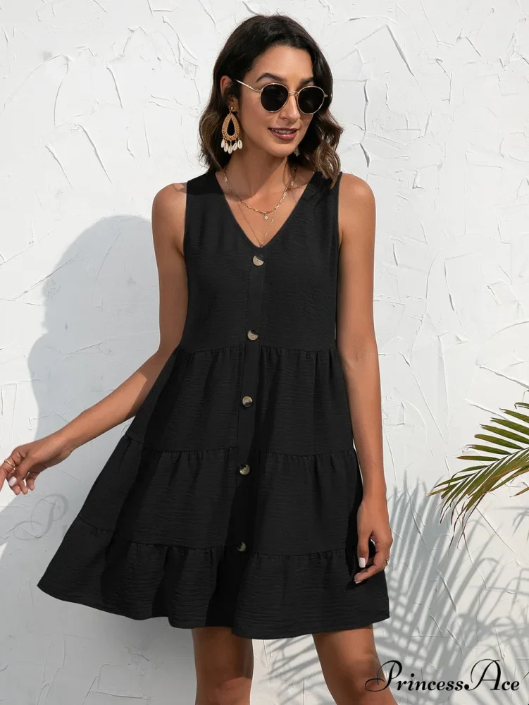 V-Neck Boho Beach Sexy Dresses - Image 4