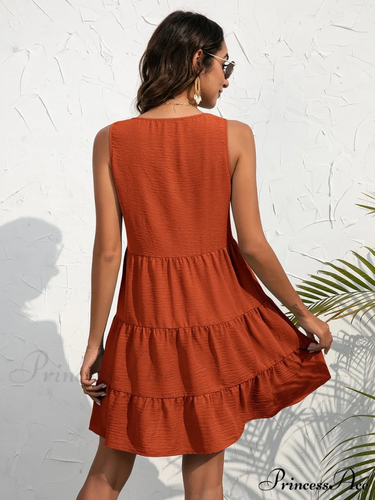 V-Neck Boho Beach Sexy Dresses - Image 8