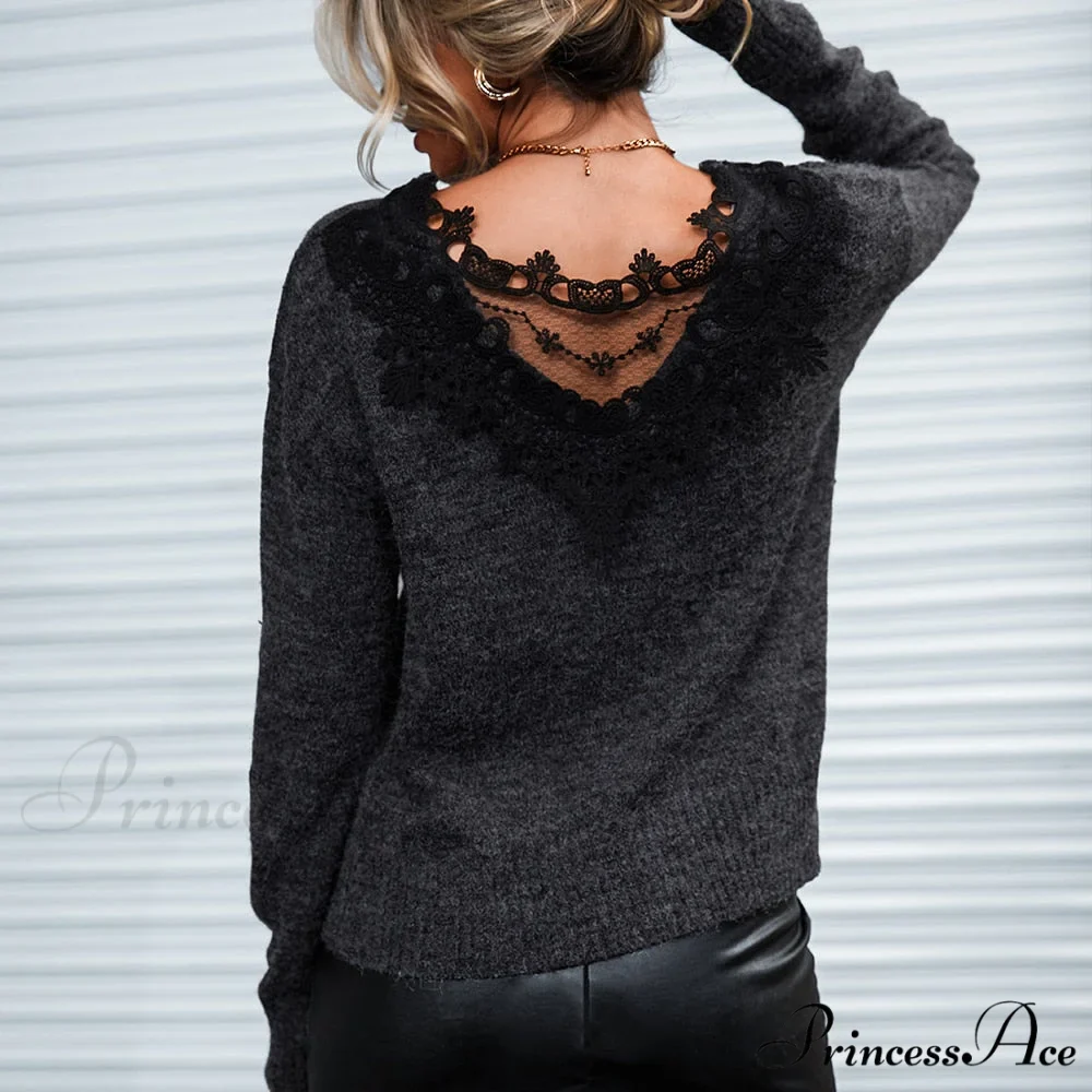 Casual Round Neck Long Sleeve Pullovers - Image 5