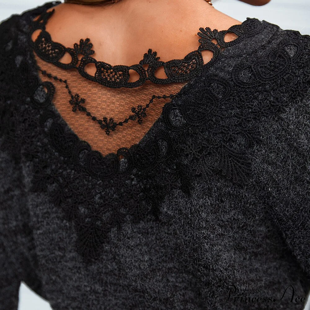 Casual Round Neck Long Sleeve Pullovers - Image 6