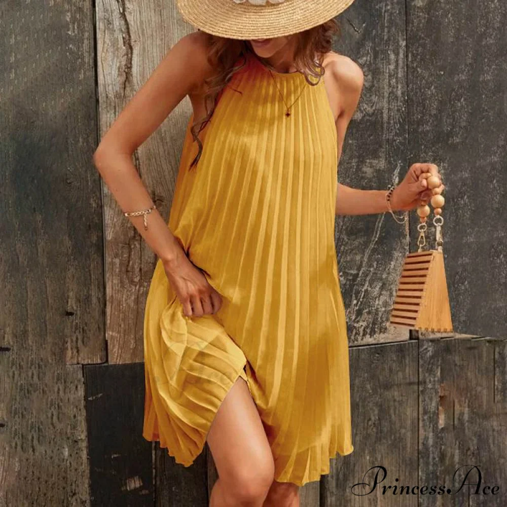 Casual Loose O Neck Mini Dress - Image 6