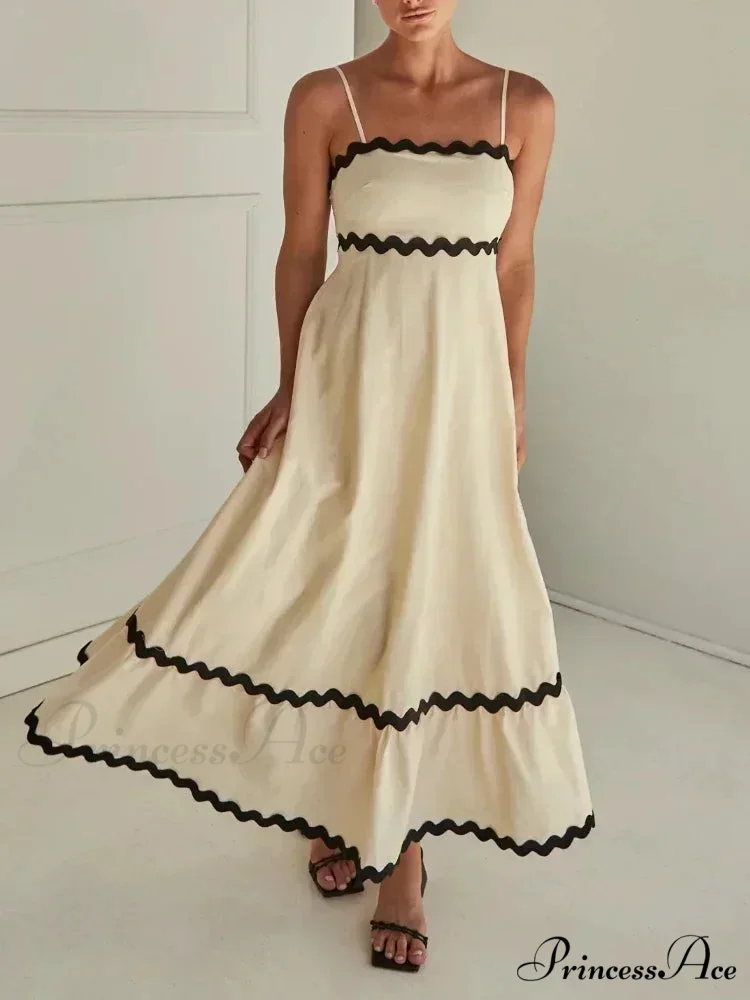 New Fashion Sexy Strapless Strap Women Long Boho Dress - Image 2