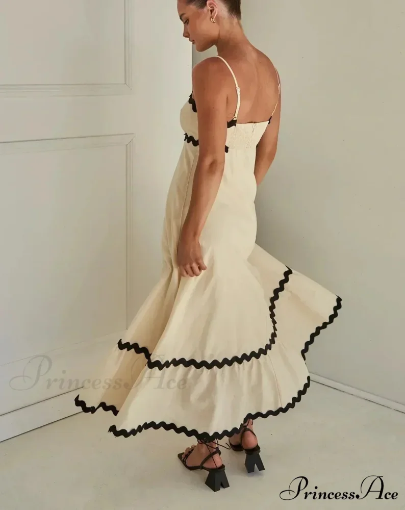 New Fashion Sexy Strapless Strap Women Long Boho Dress - Image 3