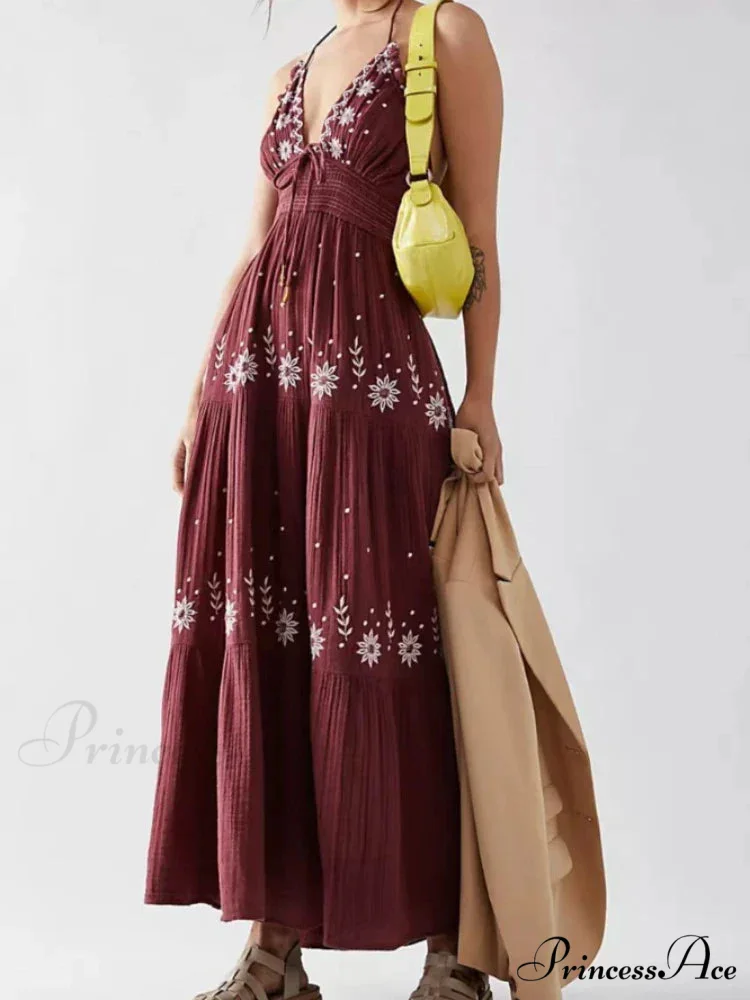 Bohemian Flower Birthday Beach Holiday Boho Dress - Image 10