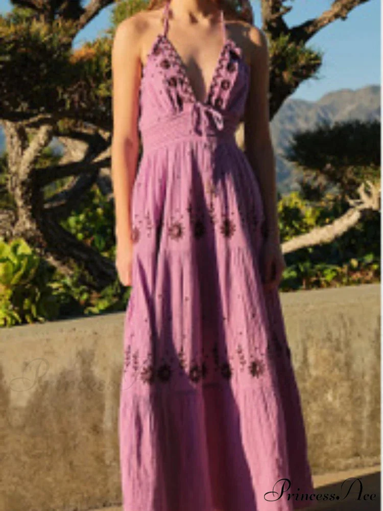 Bohemian Flower Birthday Beach Holiday Boho Dress - Image 12