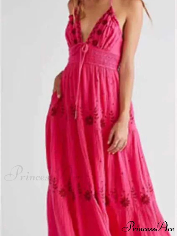 Bohemian Flower Birthday Beach Holiday Boho Dress - Image 5