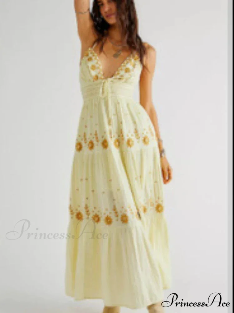 Bohemian Flower Birthday Beach Holiday Boho Dress - Image 7