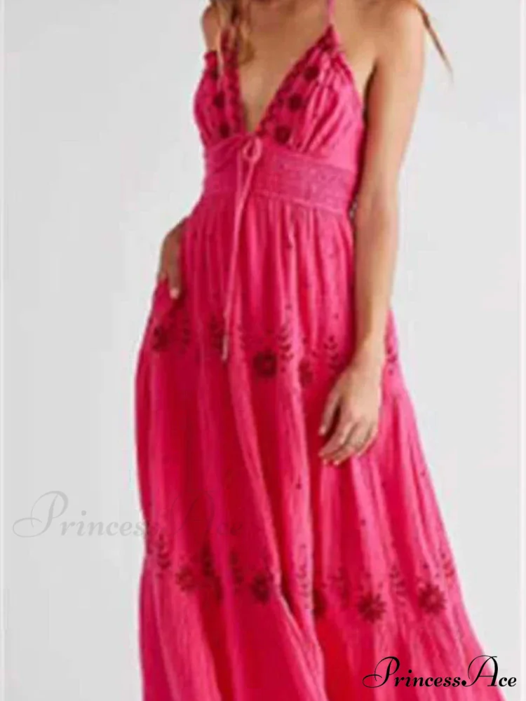 Bohemian Flower Birthday Beach Holiday Boho Dress - Image 8