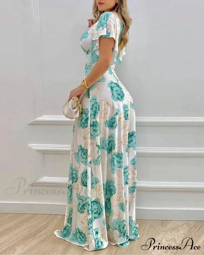 Waist-Flare Summer Daily Casual Boho Dress - Image 2
