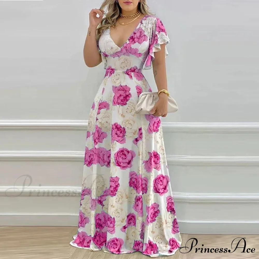 Waist-Flare Summer Daily Casual Boho Dress - Image 3