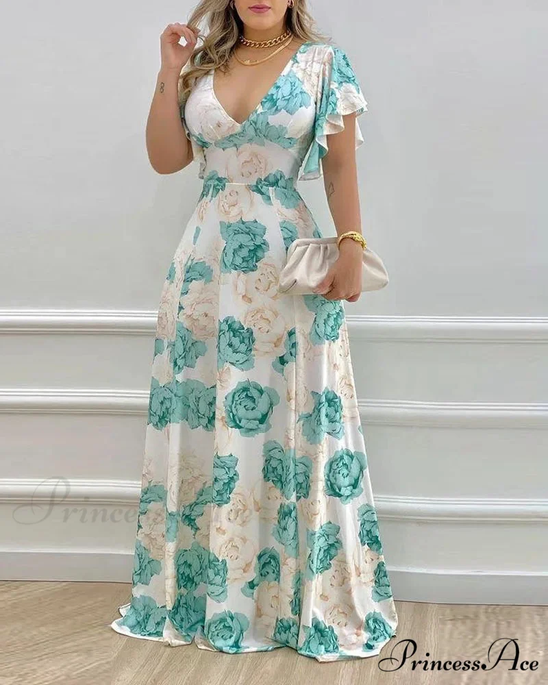 Waist-Flare Summer Daily Casual Boho Dress - Image 5