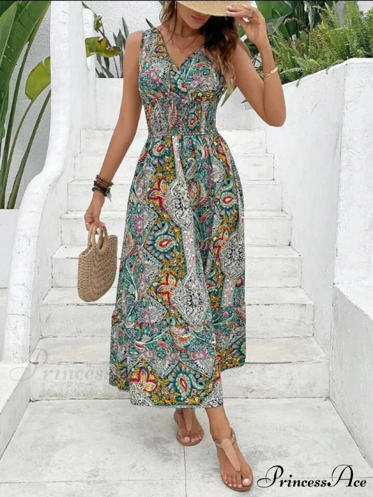 Casual Holiday Female Fashion Summer Boho Dress - Image 10