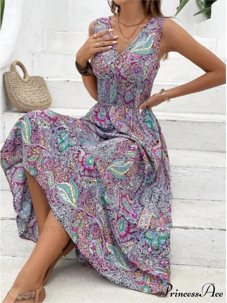 Casual Holiday Female Fashion Summer Boho Dress - Image 6