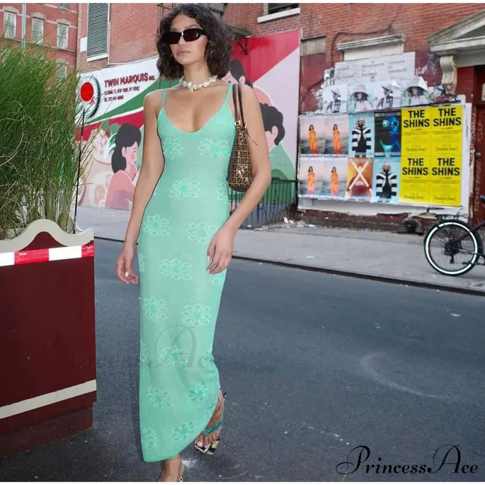 Sleeveless Robe Summer Fashion Elegant Club Party Boho Dress - Image 6