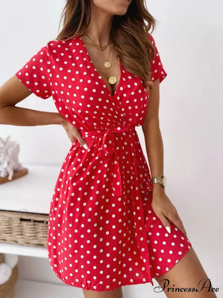 A-Line Mini Party Casual Bohemian Beach Short Boho Dress - Image 6
