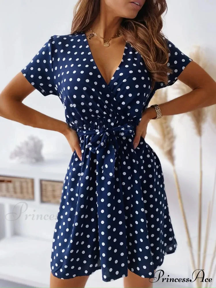 A-Line Mini Party Casual Bohemian Beach Short Boho Dress - Image 7