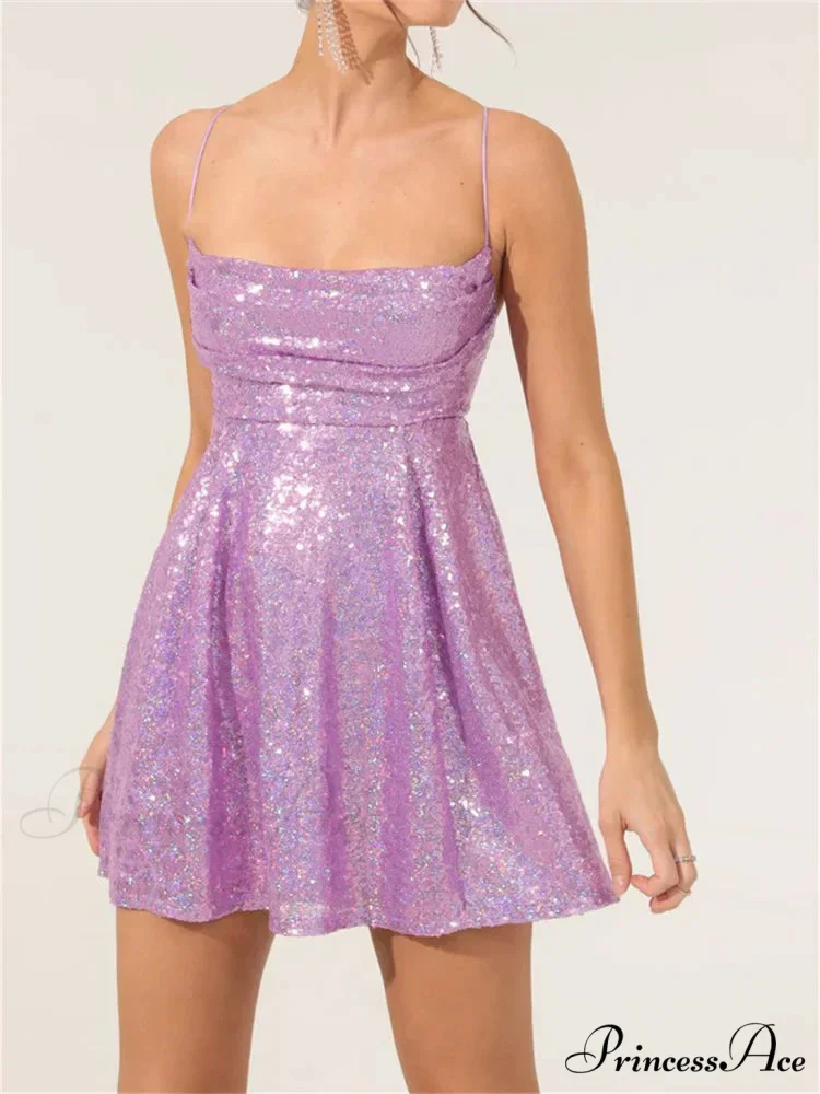 Summer Sling Sleeveless Backless Criss Cross Tie Mini Dress - Image 4