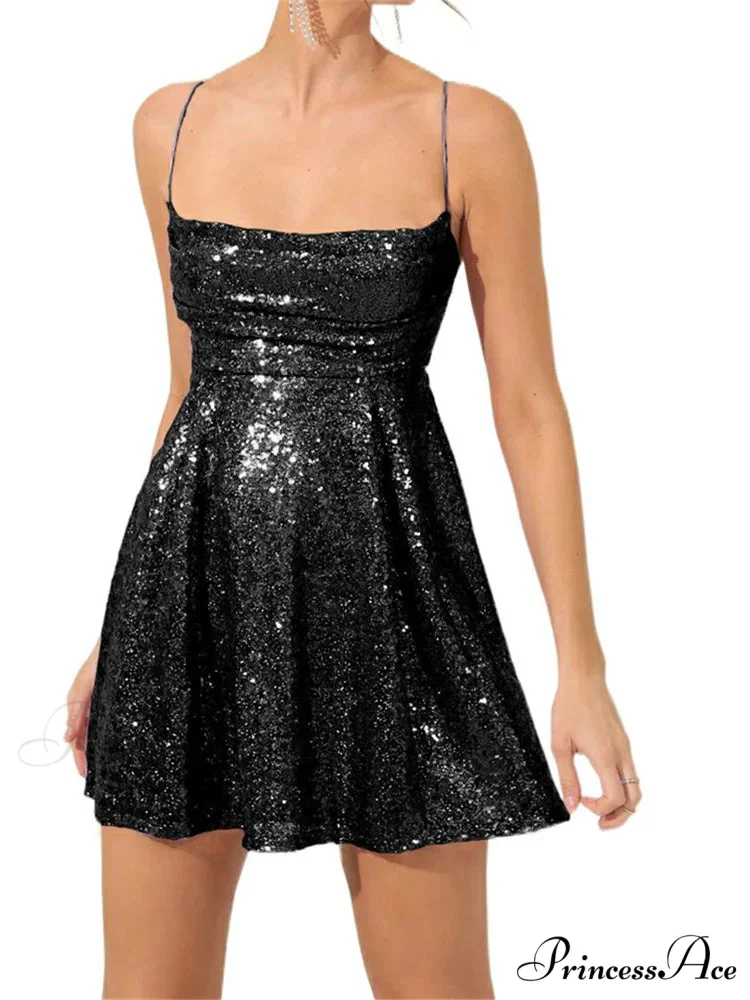 Summer Sling Sleeveless Backless Criss Cross Tie Mini Dress - Image 7