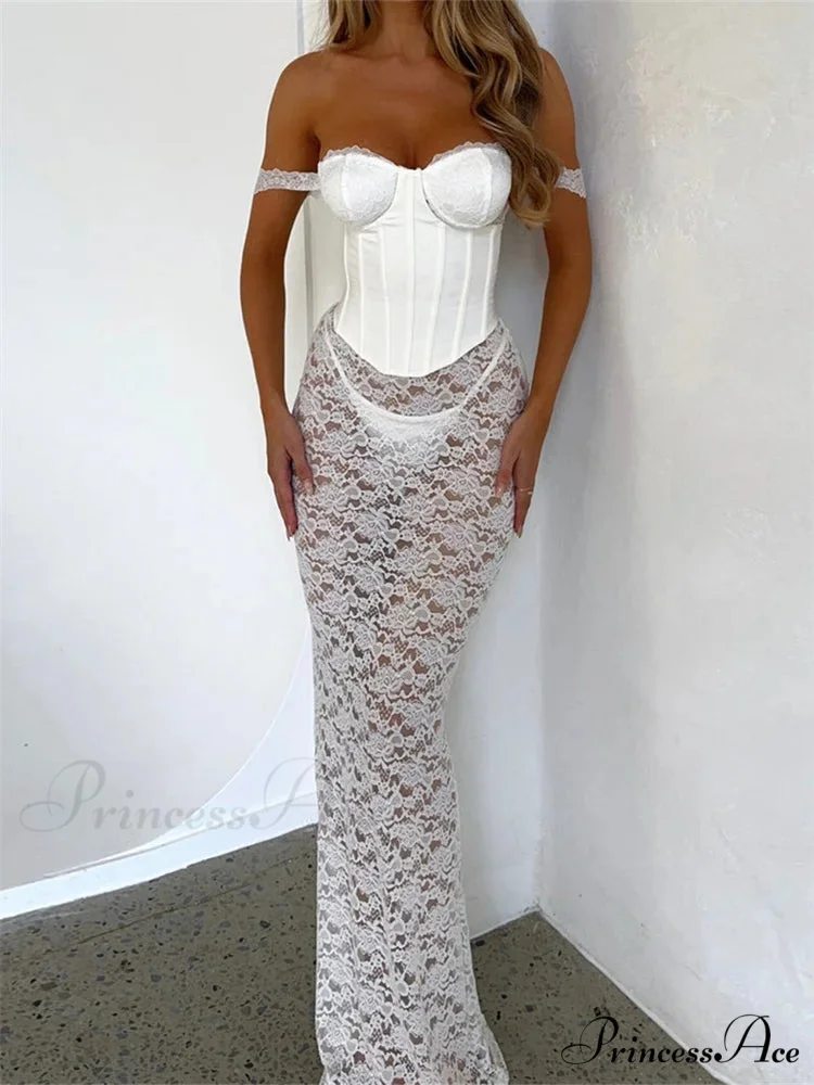 Sexy Women Lace Party Strapless Backless Patchwork See Through Black Slim Cocktail Vestidos New - Image 3