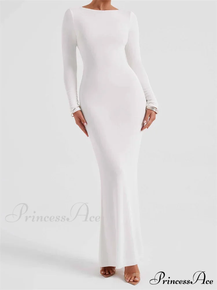 Elegant Women Party Backless Criss-cross Tie-up Bodycon Formal Club Sleeve Solid Female Vestido - Image 5