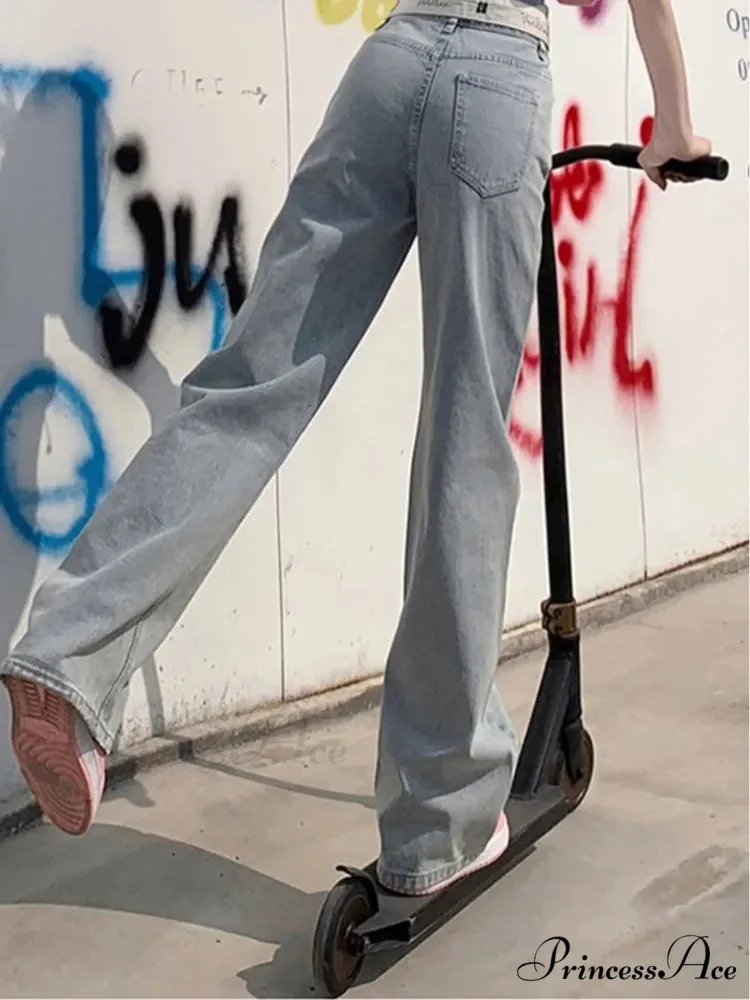 Fashion Clothes for Teenagers Y2k Aesthetic Clothing Women's Slacks Vintage Harajuku Autumn Jean - Image 5
