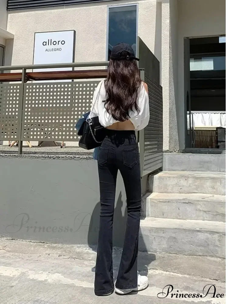 Vintage Harajuku Teenagers Y2k Aesthetic Clothing Autumn Baggy Fashion Clothes for Women's Jean - Image 2