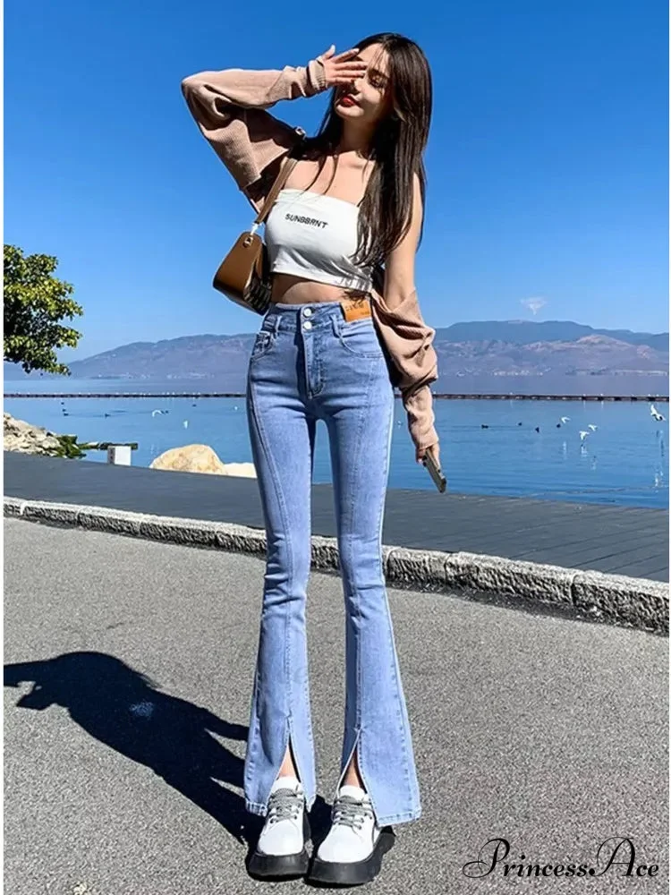 Vintage Harajuku Teenagers Y2k Aesthetic Clothing Autumn Baggy Fashion Clothes for Women's Jean - Image 3