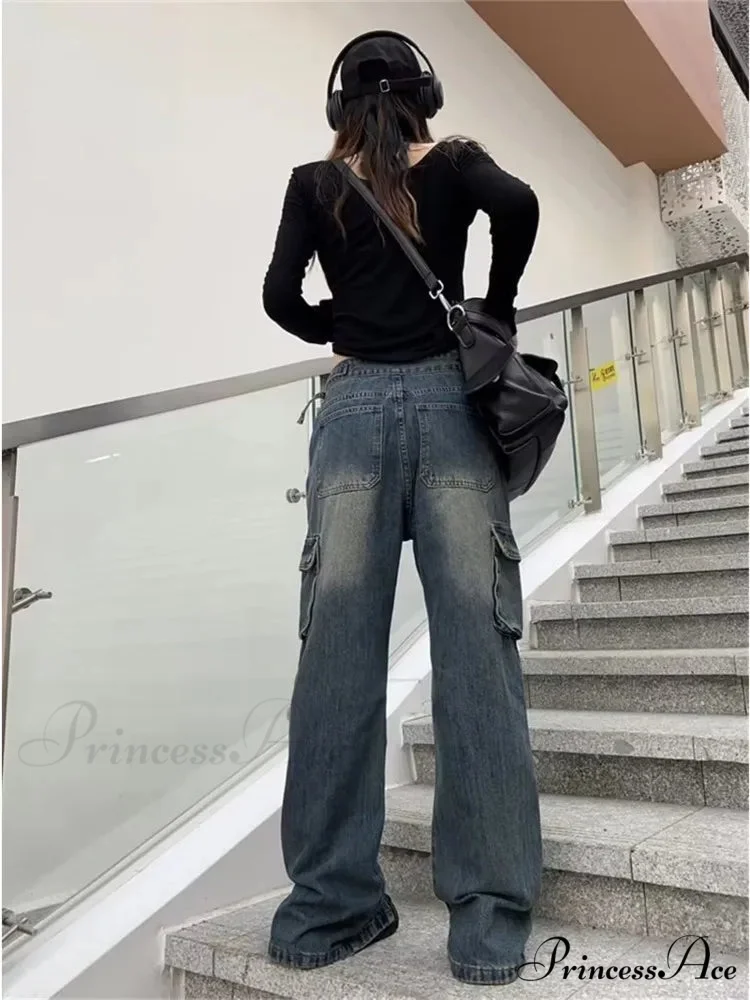 Summer Thin Style New High Waisted Skinny Horseshoe Small Flared Straight Leg Jean - Image 3