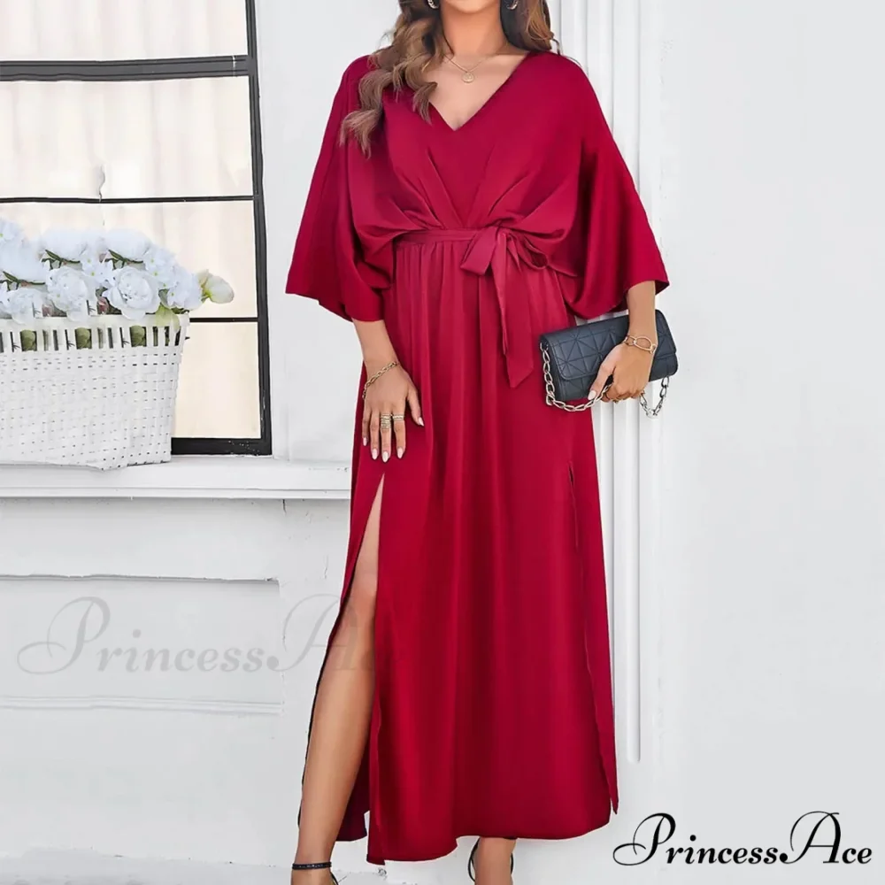 Autumn Winter Elegant Velvet Maxi Long Sleeve Pleated High Waist Female Casual Slim Fit Long Dress - Image 5